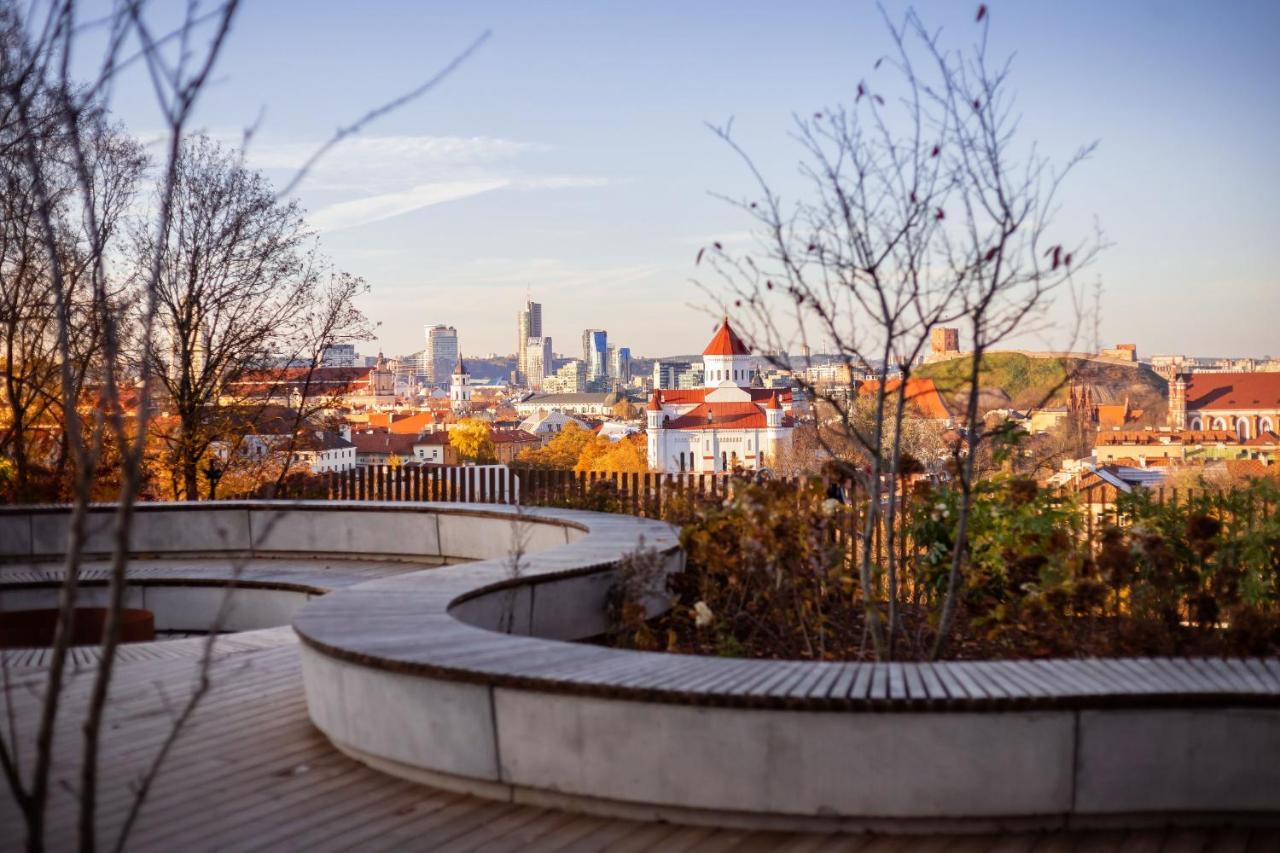 Lux Apartment With A Terrace In Vilnius Old Town 外观 照片