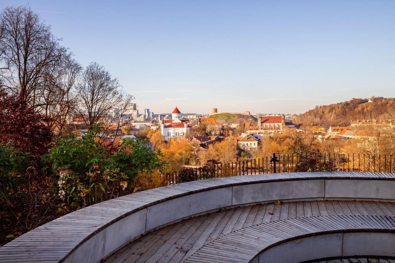 Lux Apartment With A Terrace In Vilnius Old Town 外观 照片